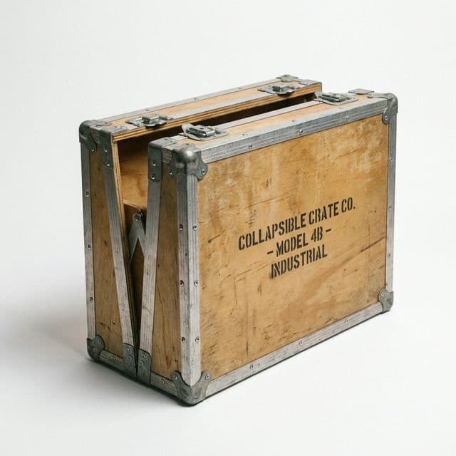 Katlanır kontrplak sandık - yer tasarruflu ahşap ambalaj